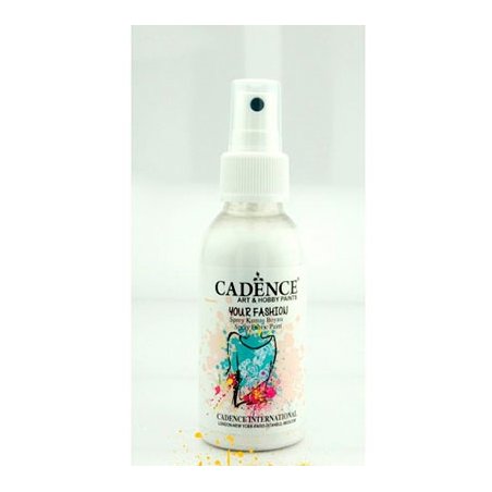 Фарба-спрей для тканини CADENCE Your Fashion Spray Fabric Paint, 100 мл, білий
