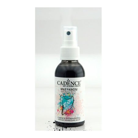 Фарба-спрей для тканини CADENCE Your Fashion Spray Fabric Paint, 100 мл, чорний