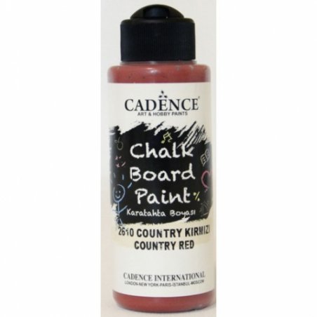 Акрилова фарба для крейдяних дощок Cadence Chalkboard Paint, 120 мл, колір 2610 бордо