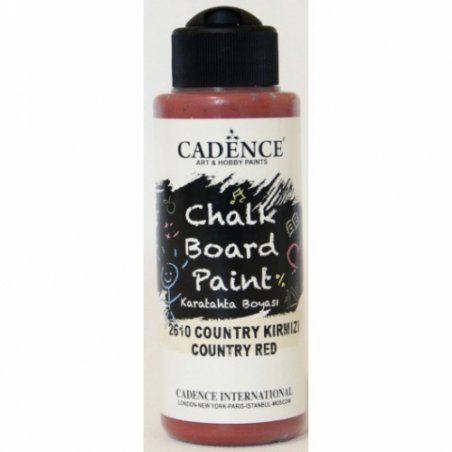 Акриловая краска для меловых досок Cadence Chalkboard Paint, 120 мл, цвет 2610 бордо