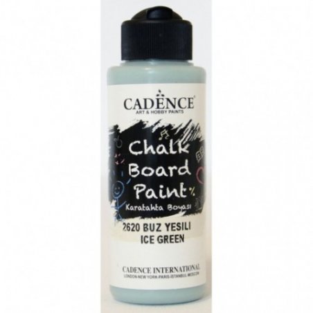 Акриловая краска для меловых досок Cadence Chalkboard Paint, 120 мл, цвет 2620 мятный