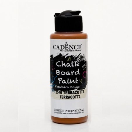 Акриловая краска для меловых досок Cadence Chalkboard Paint, 120 мл, цвет 2540 терракотовый