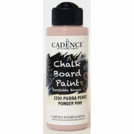 Акриловая краска для меловых досок Cadence Chalkboard Paint, 120 мл, цвет 2590 нежно розовый