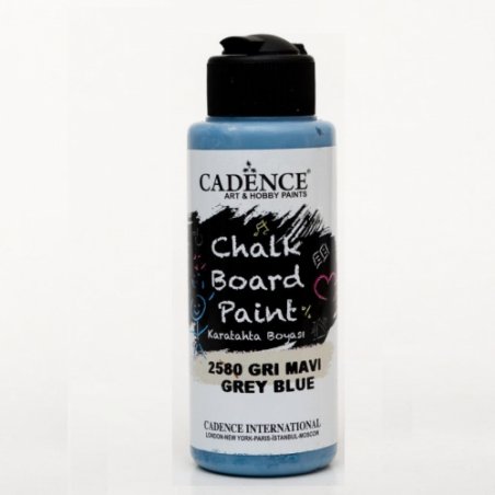 Акрилова фарба для крейдяних дощок Cadence Chalkboard Paint, 120 мл, колір 2580 сіро-синій