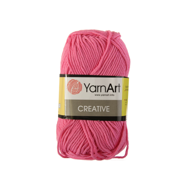 Бавовняна пряжа YarnArt creative, рожевий темний №231