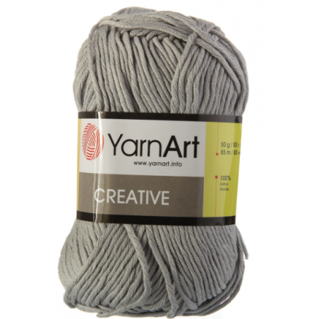 Хлопковая пряжа YarnArt creative, серый №244