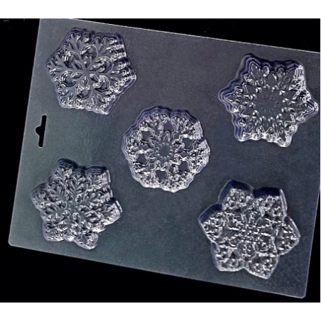 Пластикова форма Сніжинки максі, 23х18 см