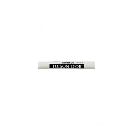 Сухая мягкая мел-пастель KOH-I-NOOR TOISON D'OR 8500/1, титановый белый