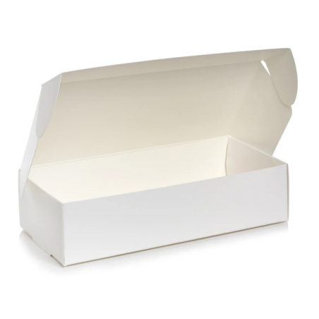 Коробочка для упаковки №0050, колір білий, 20х10х5 см
