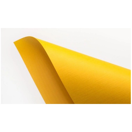 Дизайнерский картон SIRIO TELA giallo oro 290 г/м2 (20х35 см), оранжевый