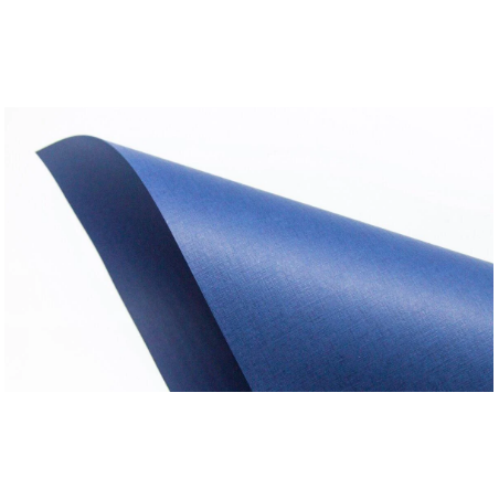 Дизайнерский картон SIRIO TELA blu 290 г/м2 (20х35 см), синий