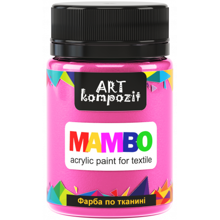 Акрилова фарба по тканині ART kompozit, 50 мл, №56 колір рожевий персик (металік)