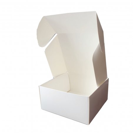 Коробочка для упаковки №0851, цвет белый, 14х14х7 см