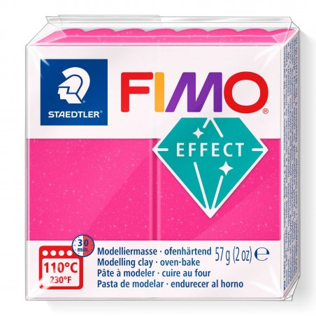Полімерна глина Fimo Effect, 56г, №286, рубіновий кварц