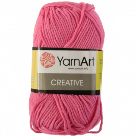 Бавовняна пряжа YarnArt creative, рожевий темний №231