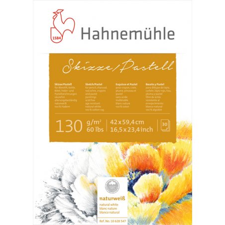 Альбом для пастелі Hahnemuhle Skizze / Pastell 130 г / м², А5, 30 аркушів