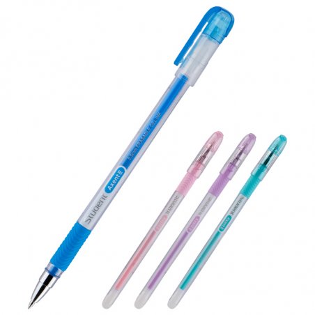 Ручка гелева "пиши-стирай" Axent Student, колір синій