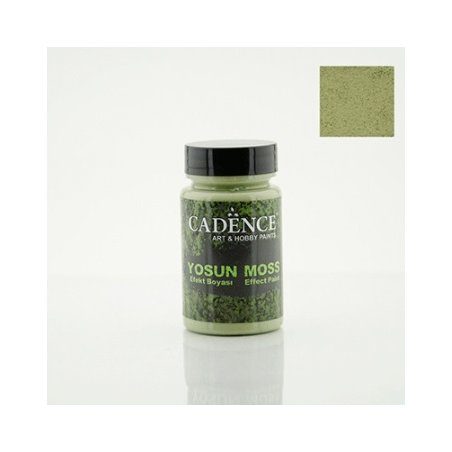Акрилова фарба Cadence з ефектом моху Dark Green Moss Effect, 90 мл, колір світло-зелений