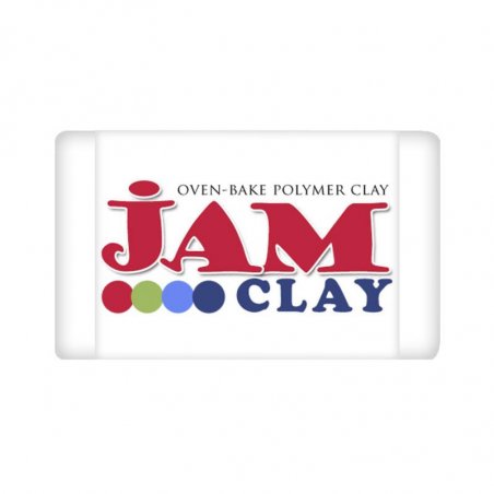 Полімерна глина Jam Clay, 20 г, №101 Зефір (білий)