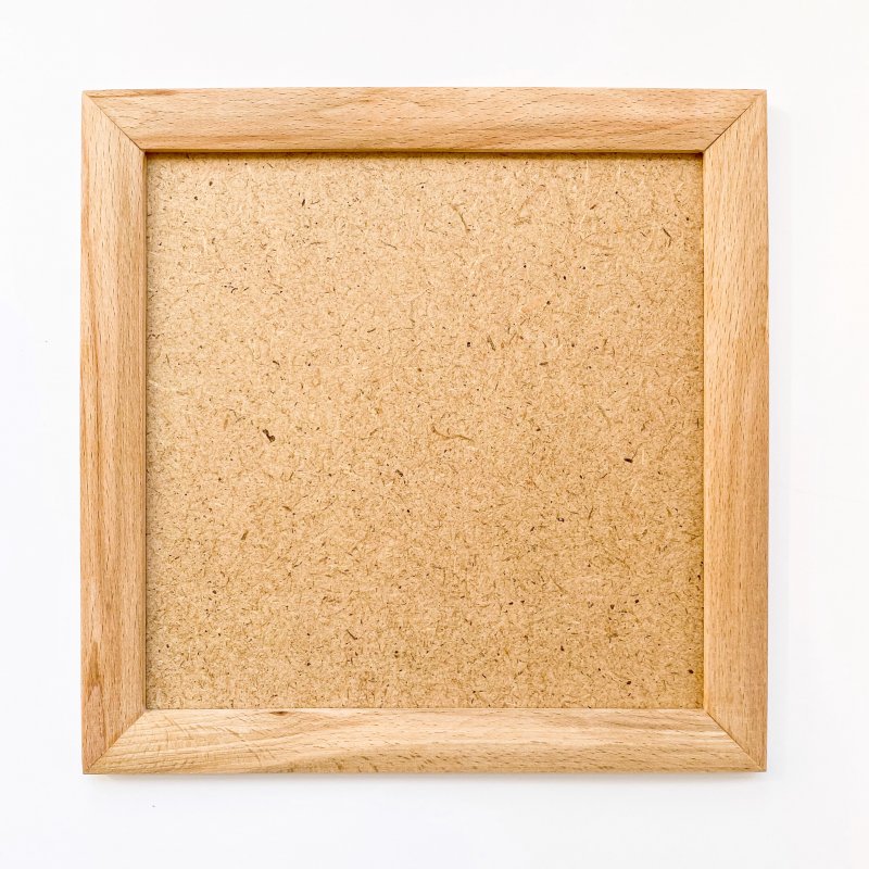 Деревянная рамка без стекла (бук), 20х20 см