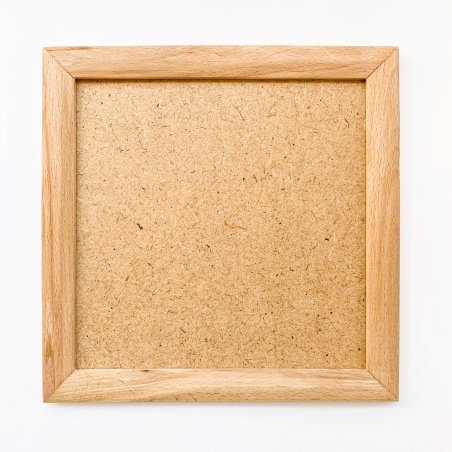 Деревянная рамка без стекла (бук), 20х20 см