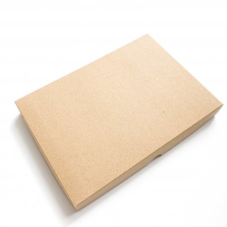 Коробочка для упаковки №0002 (дно + крышка), цвет крафт 22х15,5х3 см