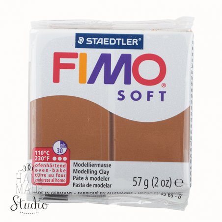 Полімерна глина Fimo Soft, 57 г, №7, карамель