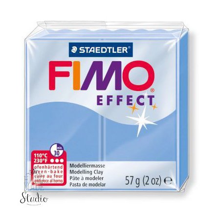 Полимерная глина Fimo Effect, №386 голубой агат, 57 г