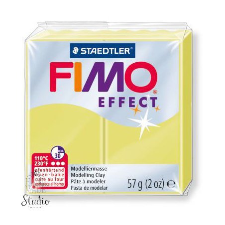 Полимерная глина Fimo Effect, №106, перламутровый желтый, 57 г