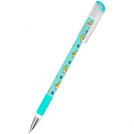 Ручка кулькова Bananas Axent, 0,5 мм, колір синій