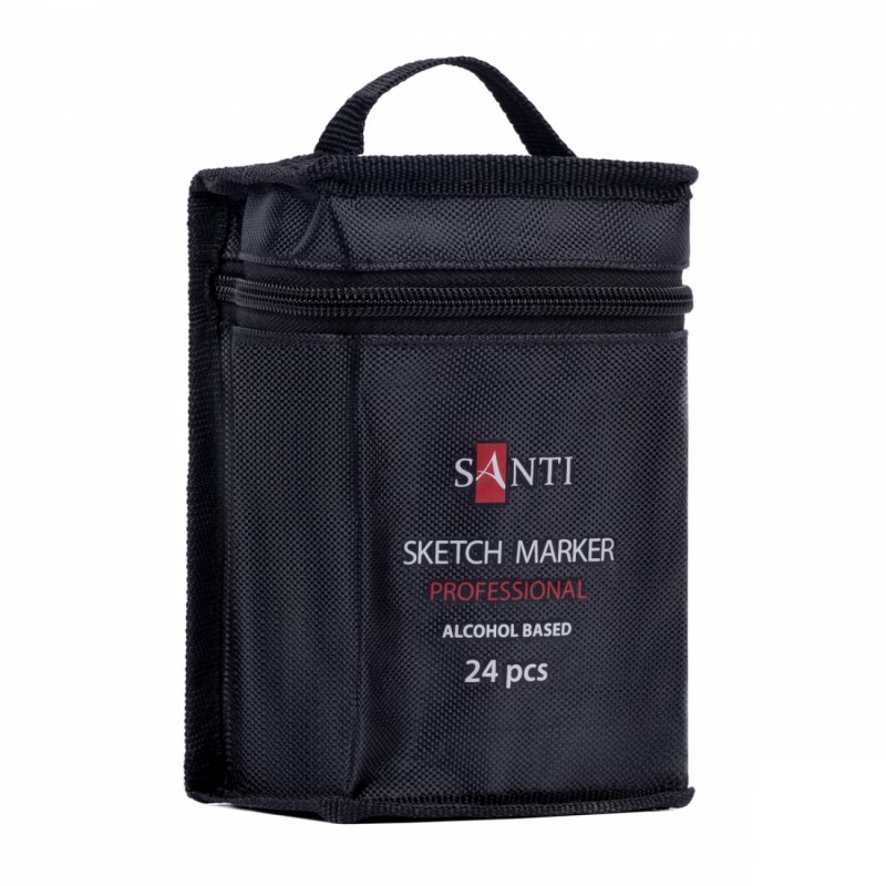 Набор маркеров "SKETCHMARKER professional", SANTI, спиртовые, в сумке, 24 штуки