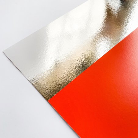 Дизайнерський картон Navi (20х30 см), колір - срібло