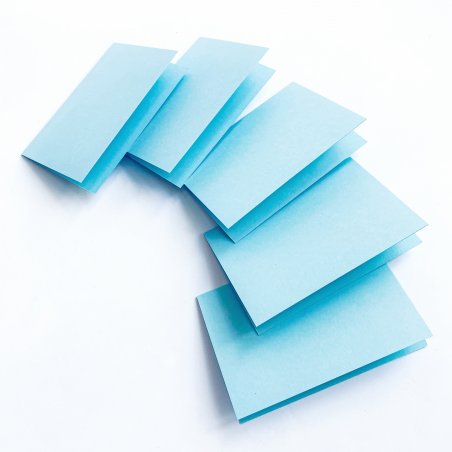 Набор заготовок для открыток Navi №3, 9,5х6 см, цвет - голубой, 5 штук