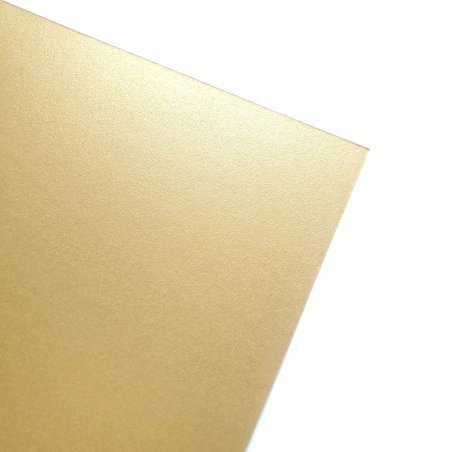 Дизайнерский картон SIRIO PEARL aurum 230 г/м2 (20х35 см), золото