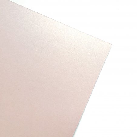 Дизайнерський картон SIRIO PEARL misty rose 300 г/м2 (20х35 см), рожевий перламутровий