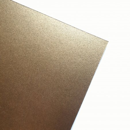 Дизайнерский картон SIRIO PEARL fusion bronze 300 г/м2 (20х35 см), бронза