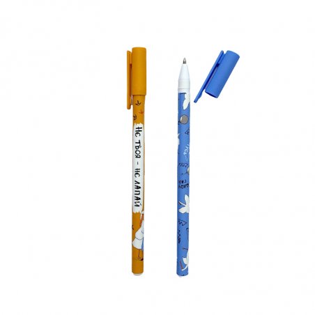 Ручка кулькова Гусь, Slim 0,7 мм, синя (в асортименті)
