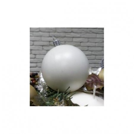 Пластикова заготовка куля біла, 4 см