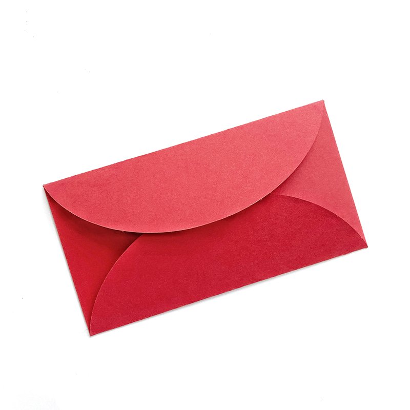 Конверт для денег, 17х9 см, цвет красный