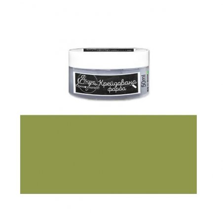 Меловая акриловая краска ScrapEgo, 50 мл, оливковая