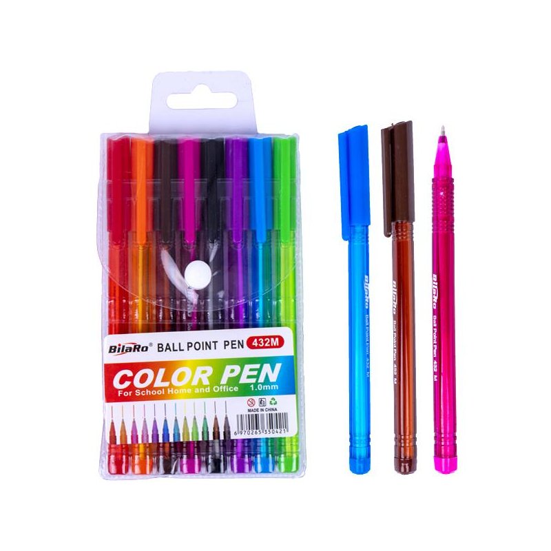 Набір масляних ручок "Color pen" 432-8, 8 кольорів.