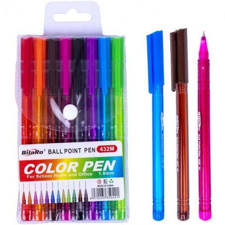 Набір масляних ручок "Color pen" 432-8, 8 кольорів.