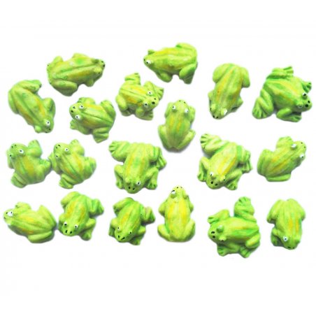 Декоративна жабка на липучці (в асортименті), 2,5 см, 1 штука