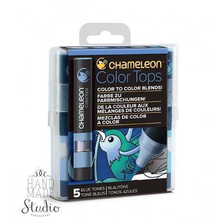 Набор 5 блендеров  Chameleon 5 Color Tops Blue Tones Set СТ0513
