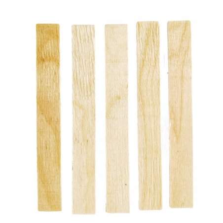Фитиль плоский (шпон древесный) БЕЗ ДЕРЖАТЕЛЯ, 11,8х1,5 см, 5 штук