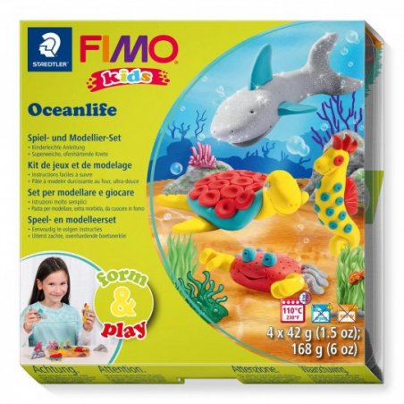 Набір полімерної глини FIMO Kids Form & Play "Морський світ" 8034 14