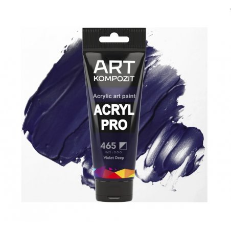 Акрилова фарба ART kompozit, 75 мл №465 Фіолетовий темний
