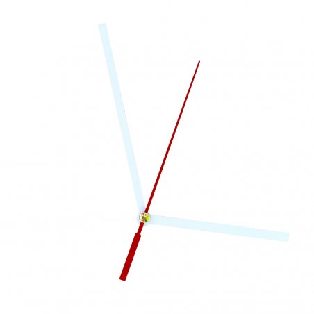 Стрілки для годинника L/D516, цвет - білий  (г-8,2 см, хв-11,3 см, с-9,5 см)
