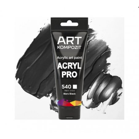 Акриловая краска ART kompozit, 75 мл  №540 Марс черный