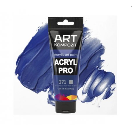 Акриловая краска ART kompozit, 75 мл  №371 Кобальт синий темный